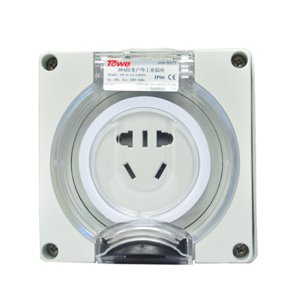 10A surface-type waterproof socket