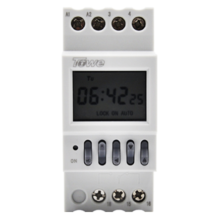 Second level electronic industrial timer 16A