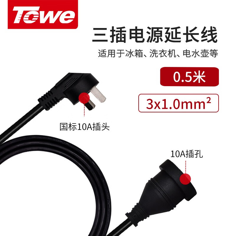 TW-FYC-G10/G10 0.5M 线长0.5米 1.0平