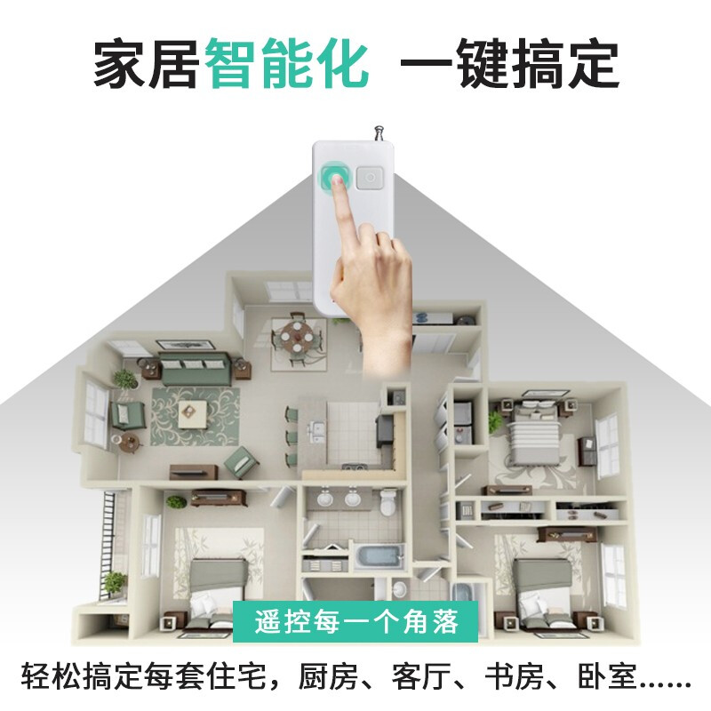 国标10A遥控插座两个独立遥控器 AP-WS101-Y2