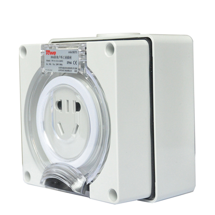 10A surface-type waterproof socket