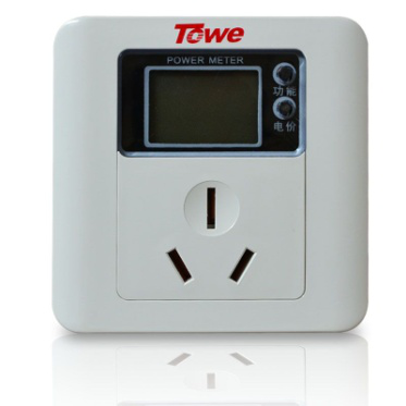 Wall metering socket with high power 16A
